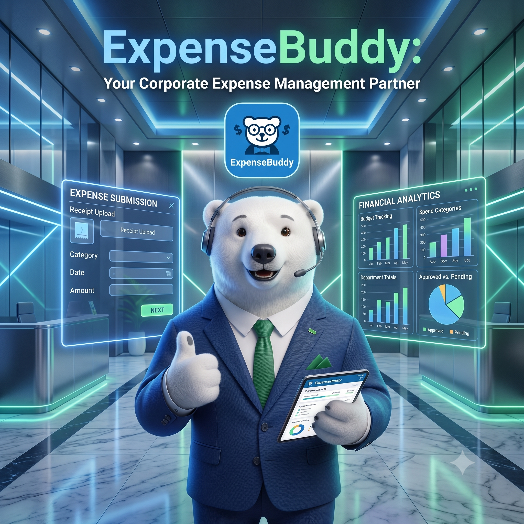 ExpenseBuddy finance workflow system